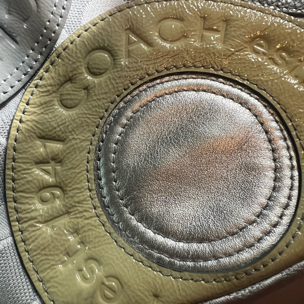 Coach Patchwork Collection purse, gray - Picture 8 of 8